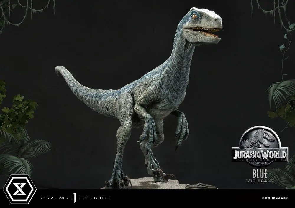 Jurassic World: Fallen Kingdom Prime Collectibles 1/10 Blue (Open Mouth Version) szobor figura 17 cm termékfotó