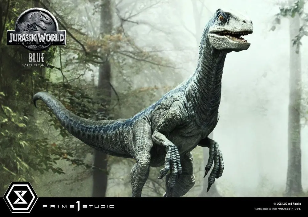 Jurassic World: Fallen Kingdom Prime Collectibles 1/10 Blue (Open Mouth Version) szobor figura 17 cm termékfotó