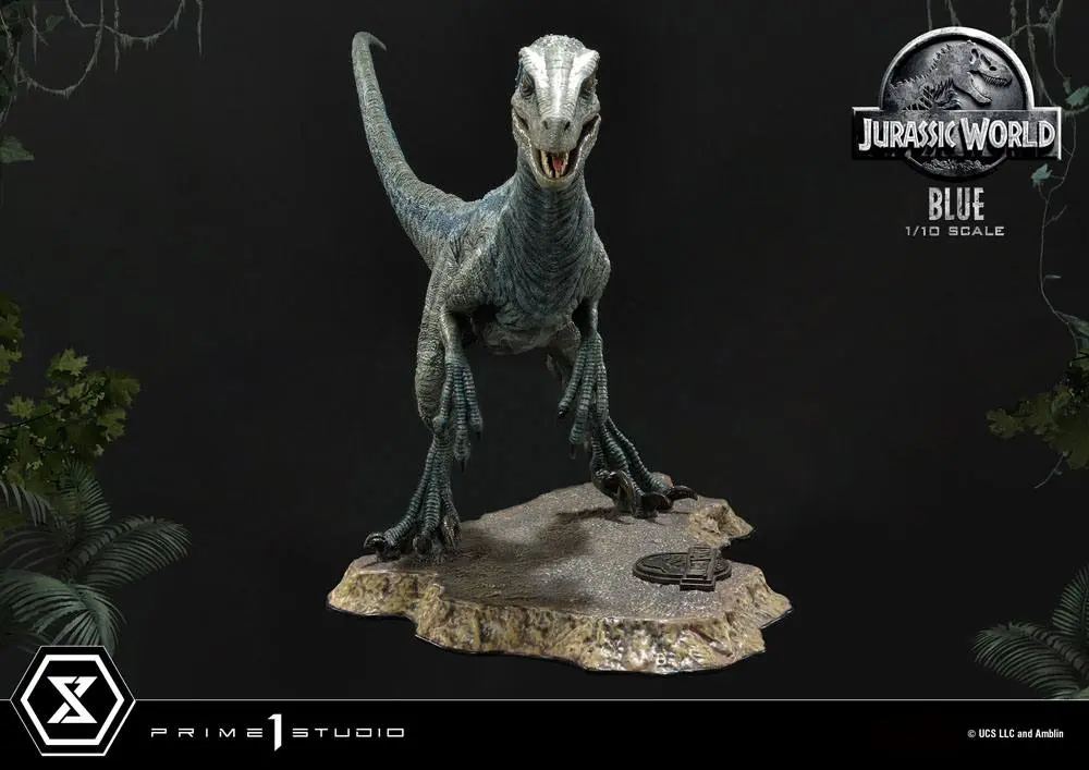 Jurassic World: Fallen Kingdom Prime Collectibles 1/10 Blue (Open Mouth Version) szobor figura 17 cm termékfotó