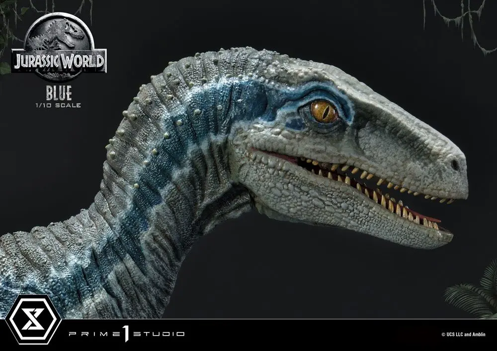 Jurassic World: Fallen Kingdom Prime Collectibles 1/10 Blue (Open Mouth Version) szobor figura 17 cm termékfotó