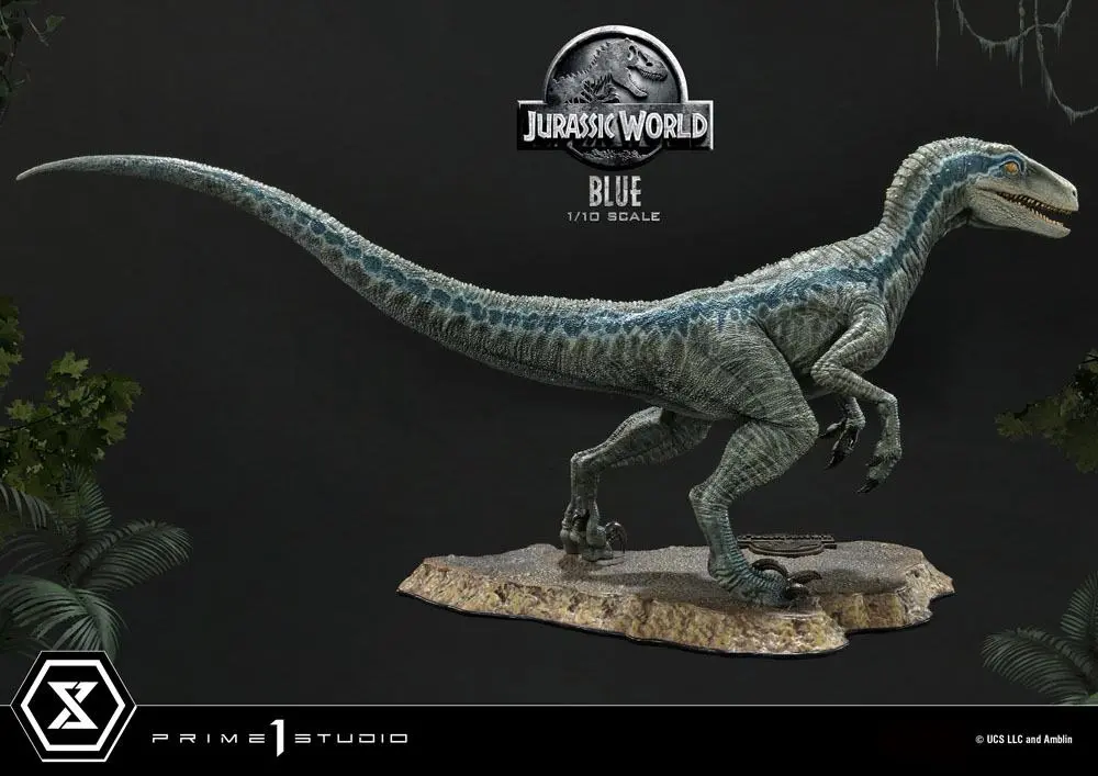 Jurassic World: Fallen Kingdom Prime Collectibles 1/10 Blue (Open Mouth Version) szobor figura 17 cm termékfotó