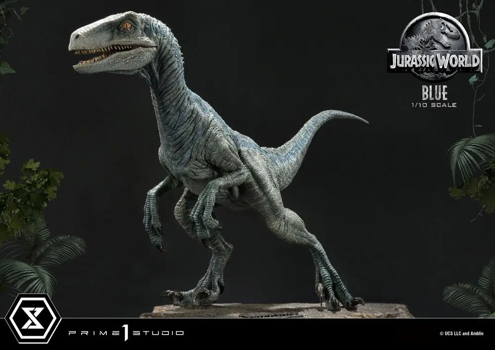 Jurassic World: Fallen Kingdom Prime Collectibles 1/10 Blue (Open Mouth Version) szobor figura 17 cm termékfotó