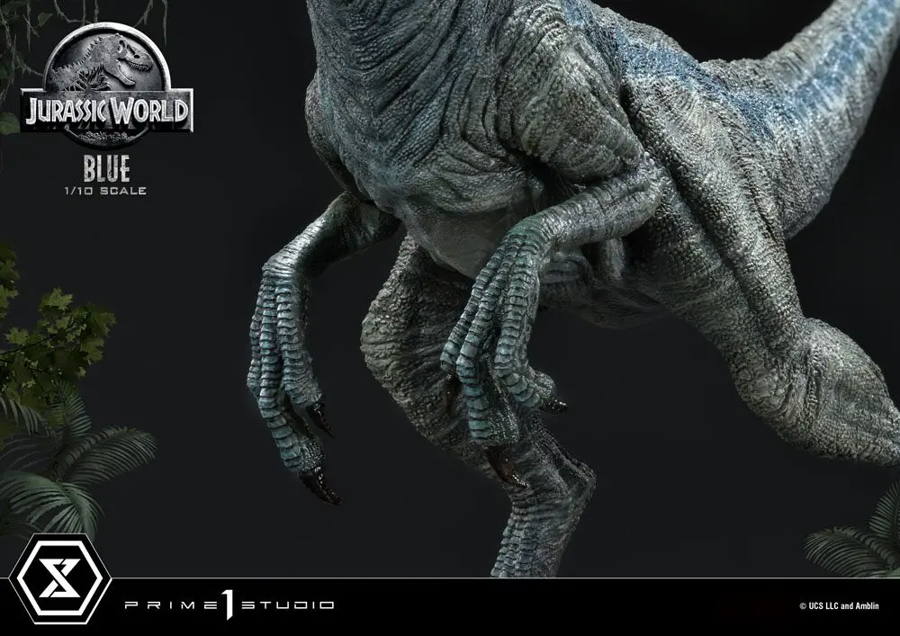 Jurassic World: Fallen Kingdom Prime Collectibles 1/10 Blue (Open Mouth Version) szobor figura 17 cm termékfotó