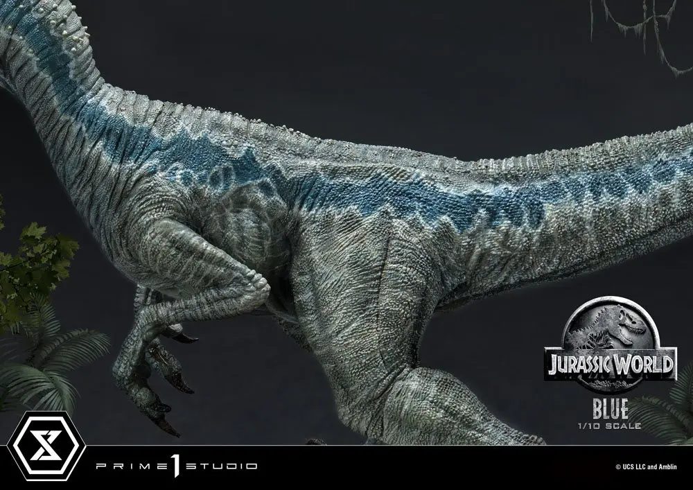 Jurassic World: Fallen Kingdom Prime Collectibles 1/10 Blue (Open Mouth Version) szobor figura 17 cm termékfotó