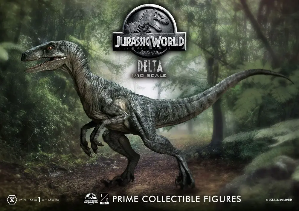 Jurassic World: Fallen Kingdom Prime Collectibles 1/10 Delta szobor figura 17 cm termékfotó