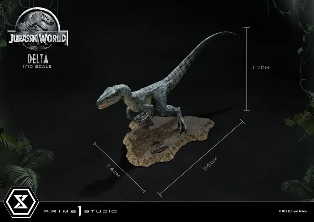 Jurassic World: Fallen Kingdom Prime Collectibles 1/10 Delta szobor figura 17 cm termékfotó