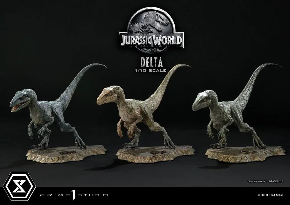 Jurassic World: Fallen Kingdom Prime Collectibles 1/10 Delta szobor figura 17 cm termékfotó