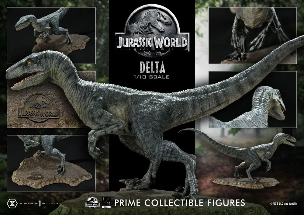 Jurassic World: Fallen Kingdom Prime Collectibles 1/10 Delta szobor figura 17 cm termékfotó