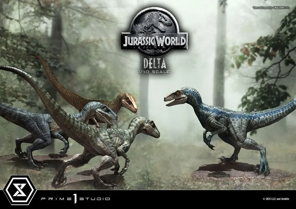 Jurassic World: Fallen Kingdom Prime Collectibles 1/10 Delta szobor figura 17 cm termékfotó