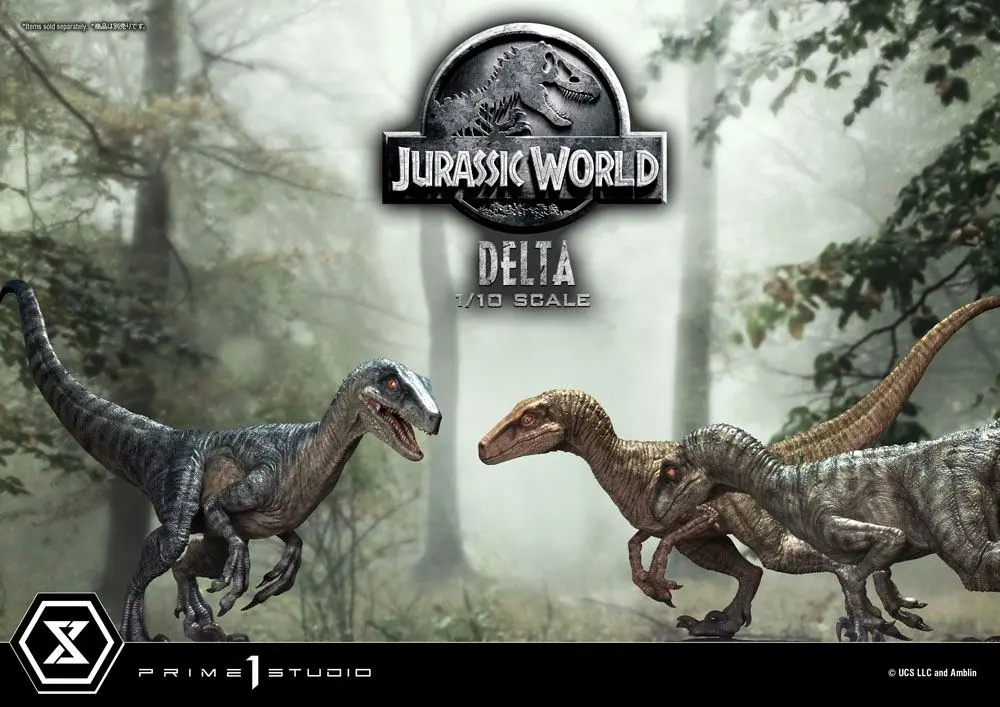 Jurassic World: Fallen Kingdom Prime Collectibles 1/10 Delta szobor figura 17 cm termékfotó