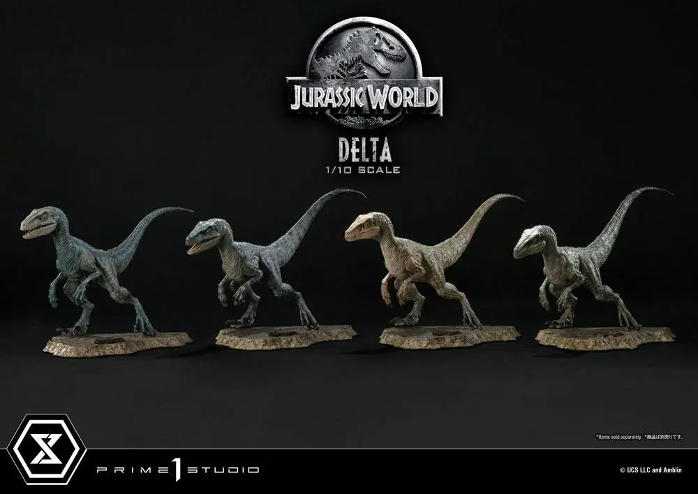 Jurassic World: Fallen Kingdom Prime Collectibles 1/10 Delta szobor figura 17 cm termékfotó