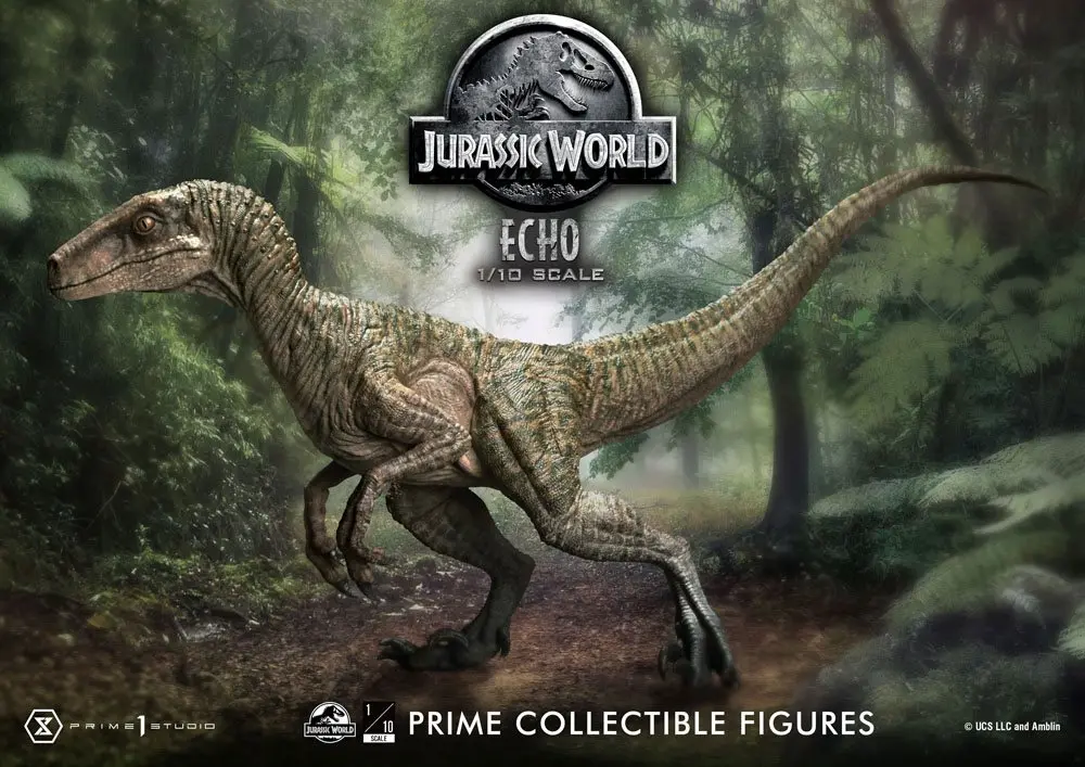 Jurassic World: Fallen Kingdom Prime Collectibles 1/10 Echo szobor figura 17 cm termékfotó