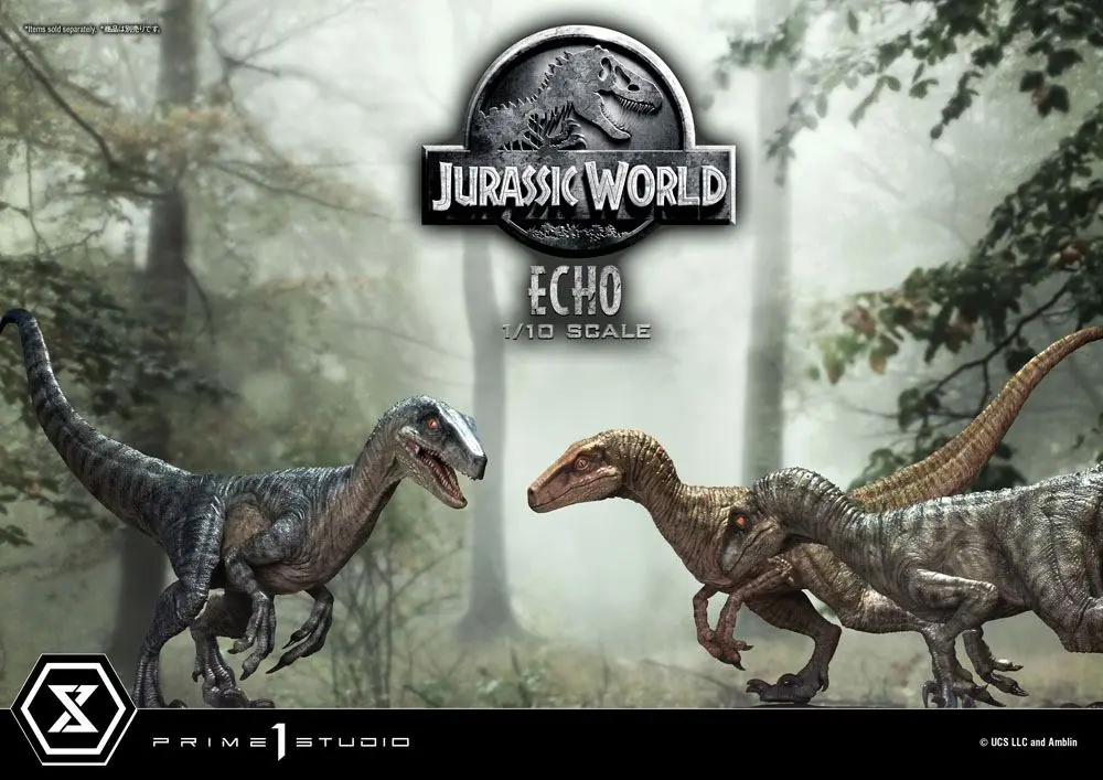 Jurassic World: Fallen Kingdom Prime Collectibles 1/10 Echo szobor figura 17 cm termékfotó
