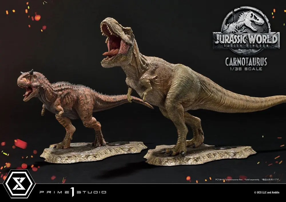 Jurassic World: Fallen Kingdom Prime Collectibles 1/38 Carnotaurus PVC szobor figura 16 cm termékfotó