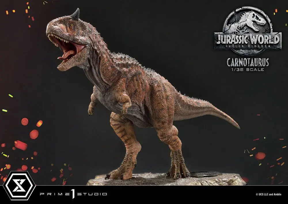 Jurassic World: Fallen Kingdom Prime Collectibles 1/38 Carnotaurus PVC szobor figura 16 cm termékfotó