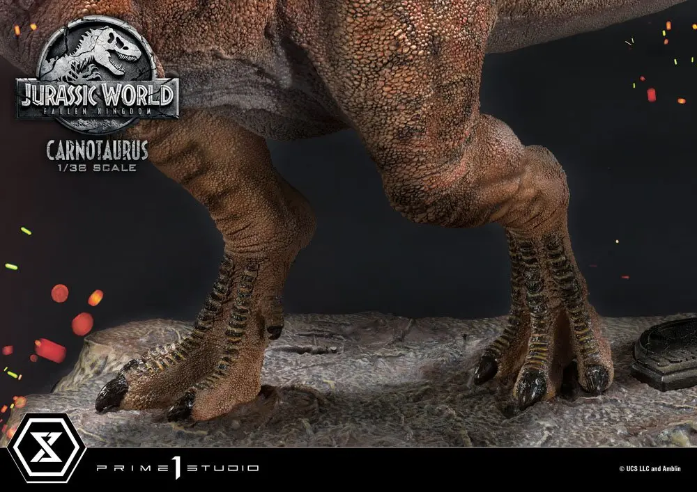 Jurassic World: Fallen Kingdom Prime Collectibles 1/38 Carnotaurus PVC szobor figura 16 cm termékfotó