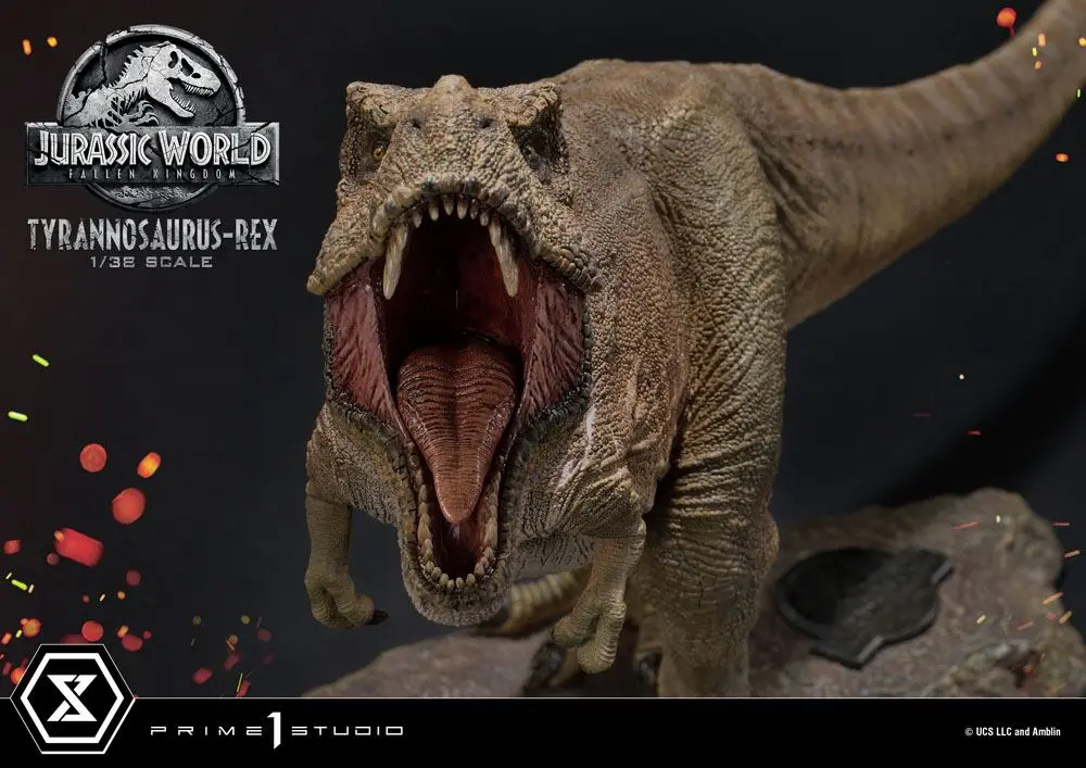 Jurassic World: Fallen Kingdom Prime Collectibles 1/38 Tyrannosaurus-Rex PVC szobor figura 23 cm termékfotó