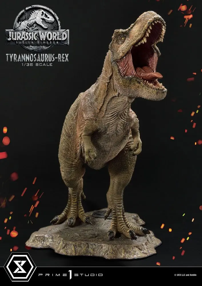 Jurassic World: Fallen Kingdom Prime Collectibles 1/38 Tyrannosaurus-Rex PVC szobor figura 23 cm termékfotó