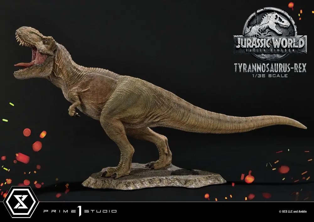 Jurassic World: Fallen Kingdom Prime Collectibles 1/38 Tyrannosaurus-Rex PVC szobor figura 23 cm termékfotó