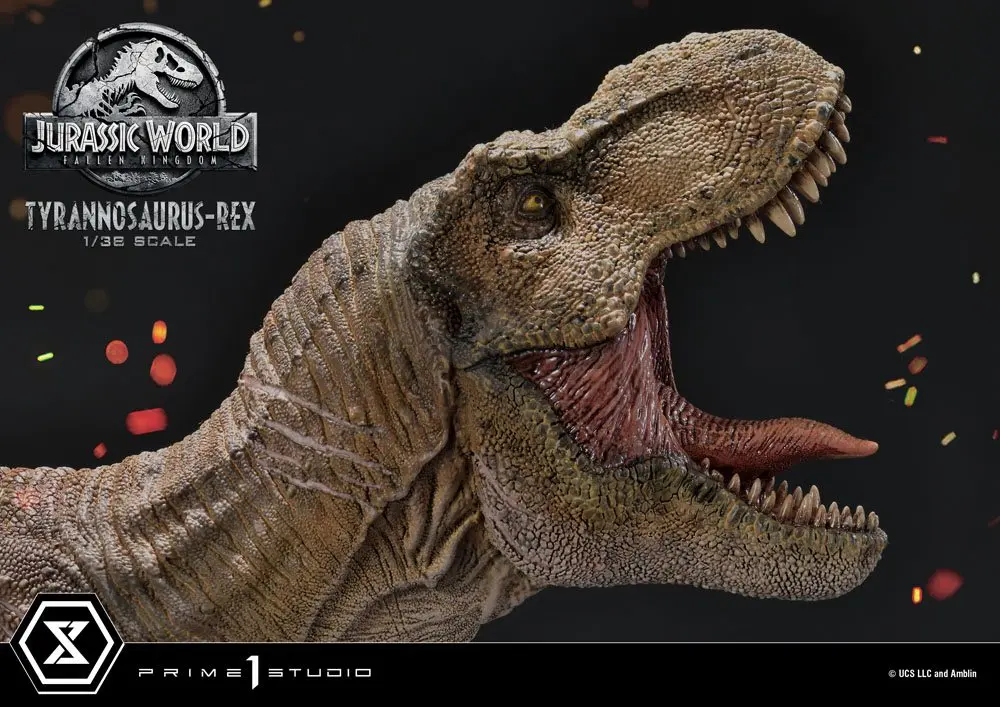 Jurassic World: Fallen Kingdom Prime Collectibles 1/38 Tyrannosaurus-Rex PVC szobor figura 23 cm termékfotó