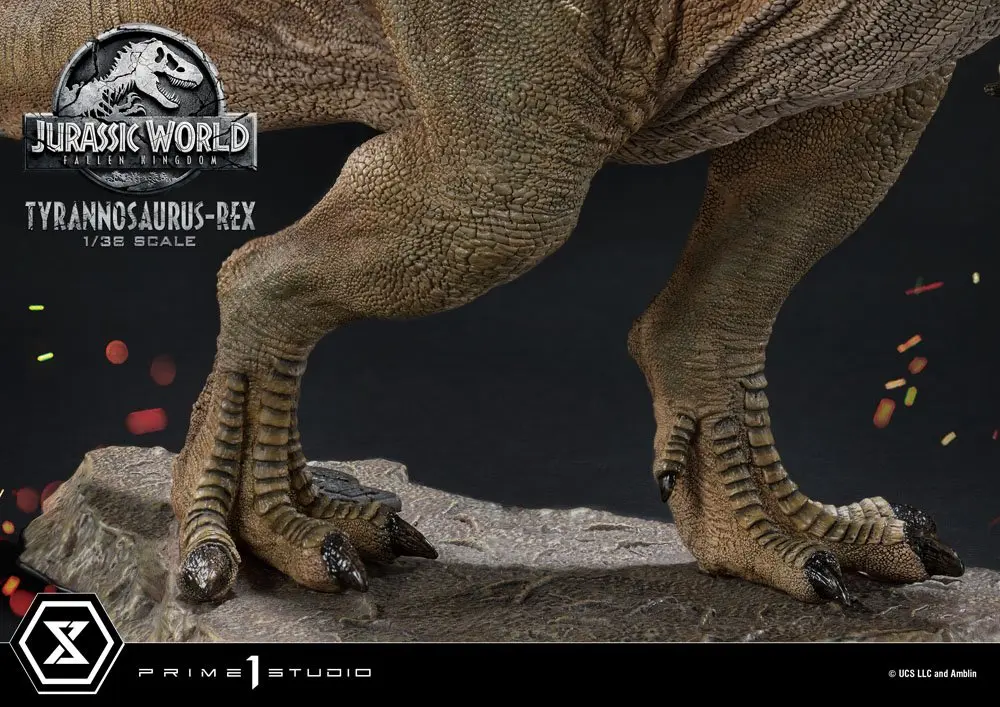 Jurassic World: Fallen Kingdom Prime Collectibles 1/38 Tyrannosaurus-Rex PVC szobor figura 23 cm termékfotó