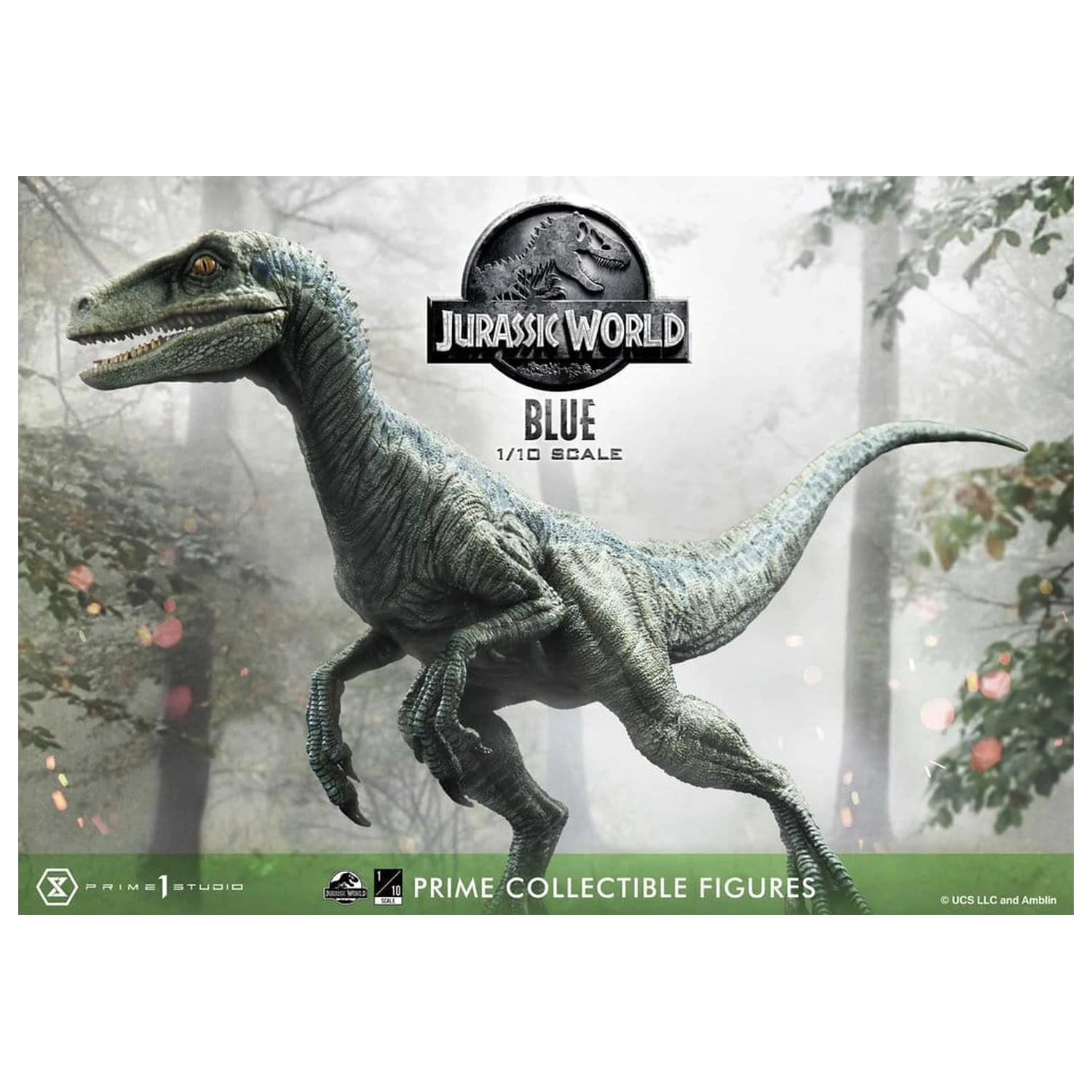 Jurassic World (Film) Prime Collectible Figures szobor figura 1/10 Blue 17 cm termékfotó
