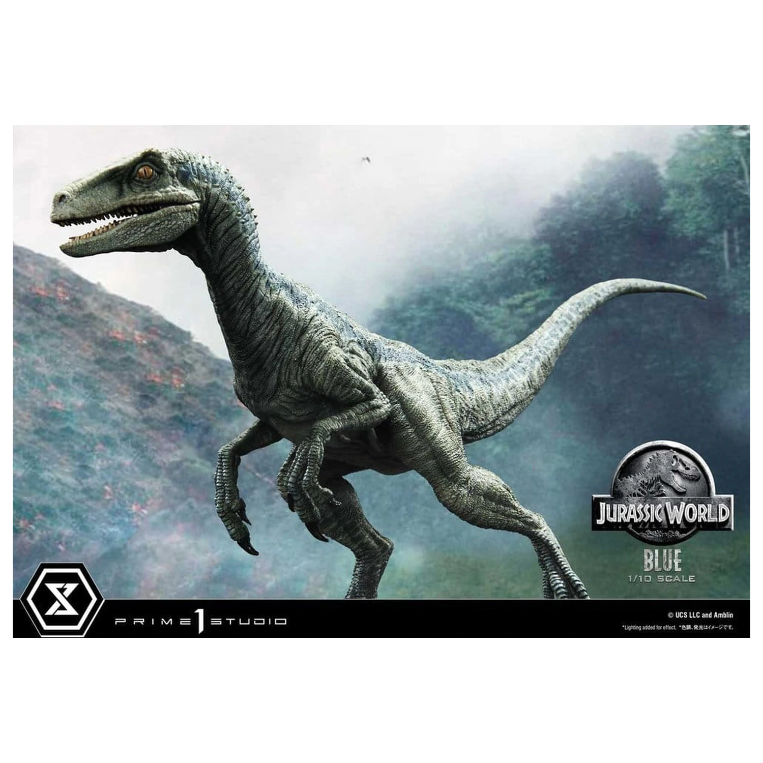 Jurassic World (Film) Prime Collectible Figures szobor figura 1/10 Blue 17 cm termékfotó