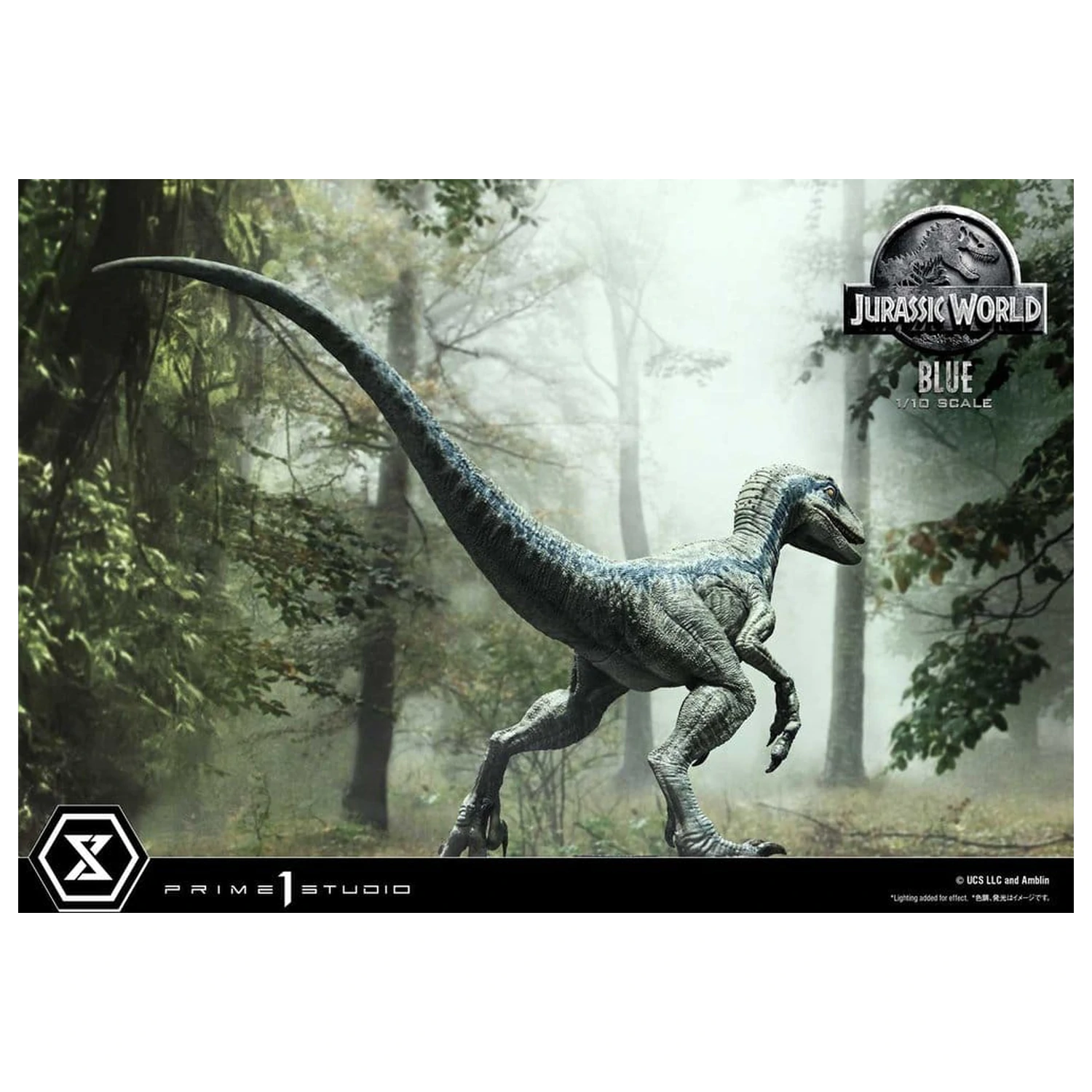Jurassic World (Film) Prime Collectible Figures szobor figura 1/10 Blue 17 cm termékfotó
