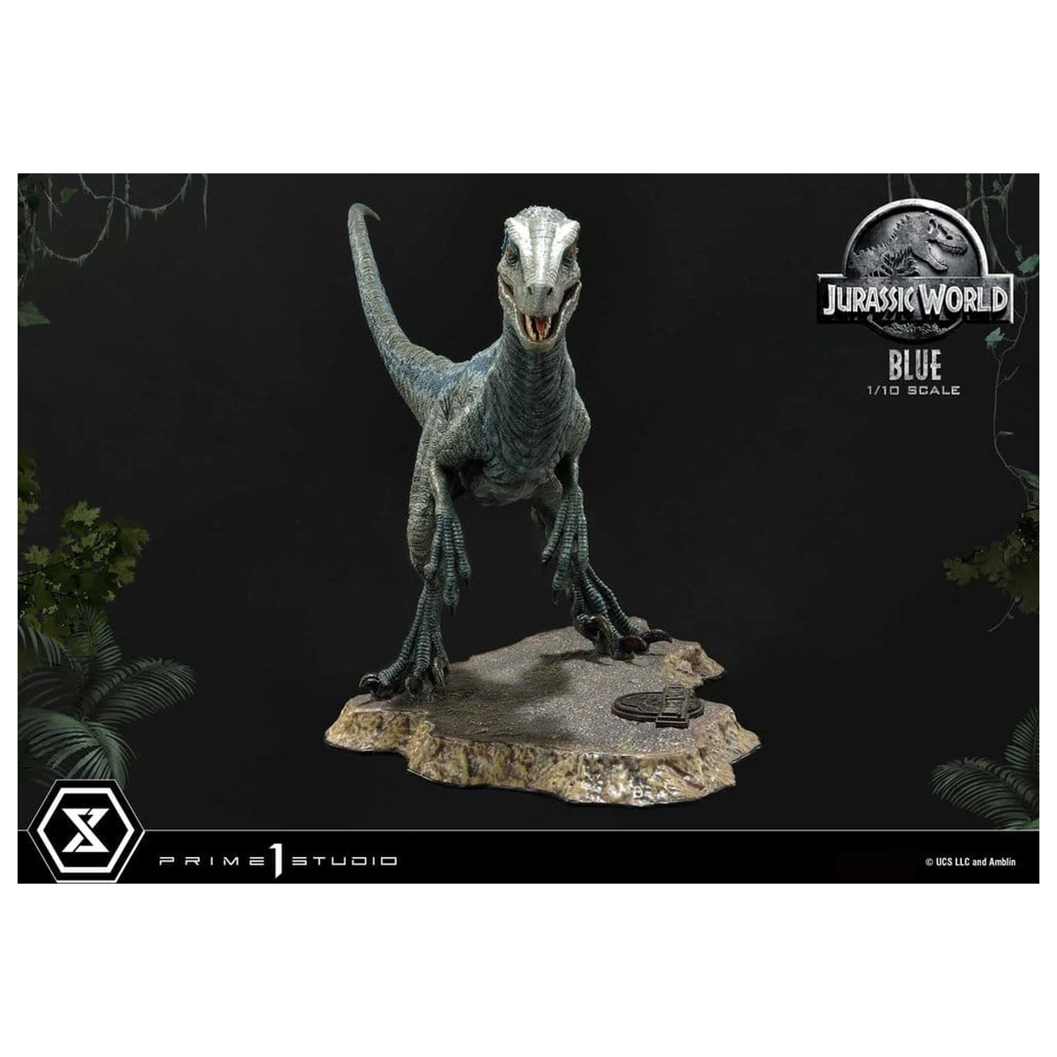 Jurassic World (Film) Prime Collectible Figures szobor figura 1/10 Blue 17 cm termékfotó