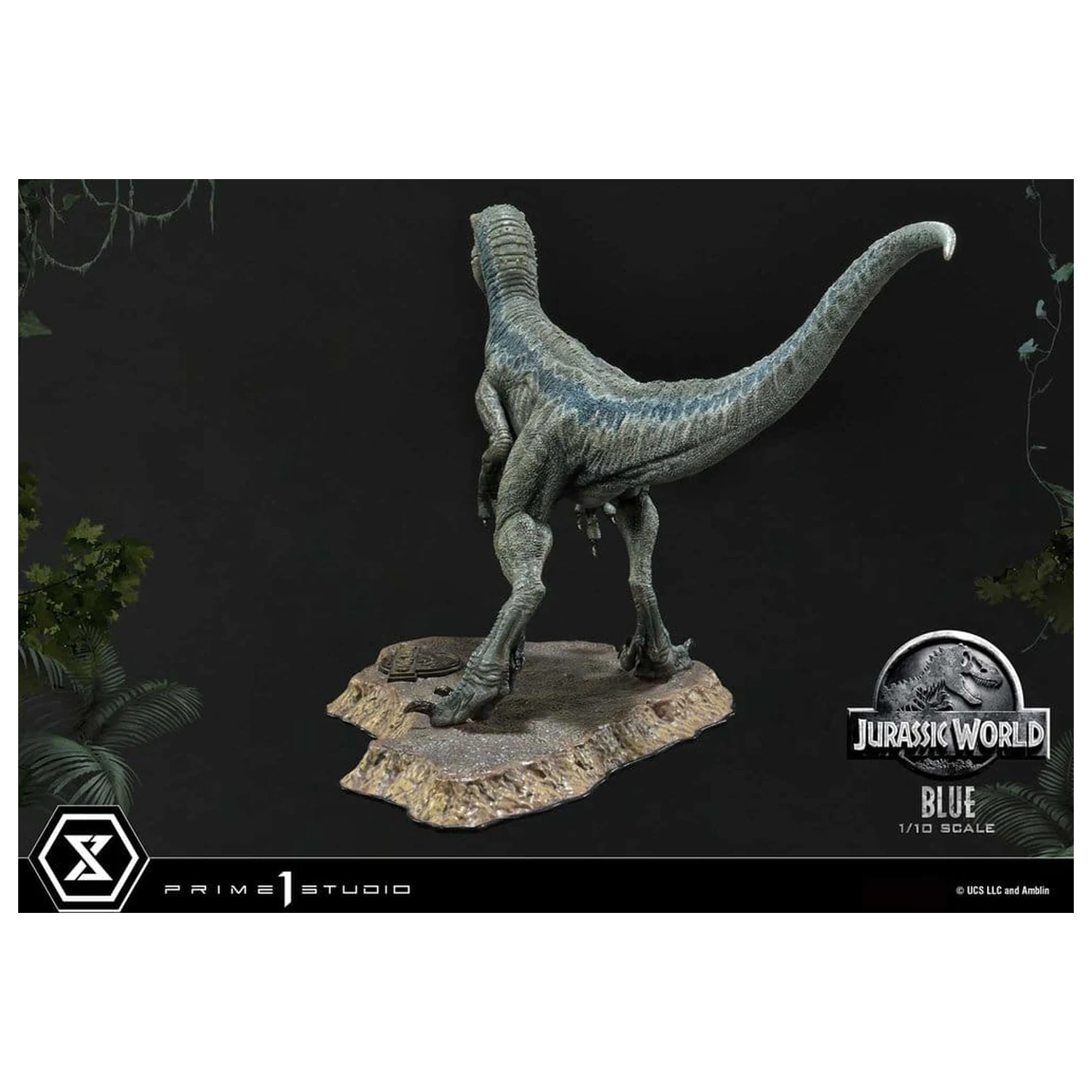 Jurassic World (Film) Prime Collectible Figures szobor figura 1/10 Blue 17 cm termékfotó