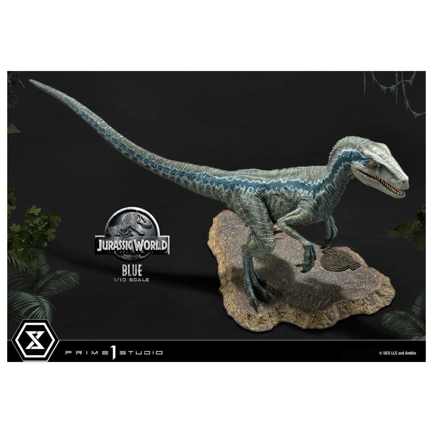 Jurassic World (Film) Prime Collectible Figures szobor figura 1/10 Blue 17 cm termékfotó