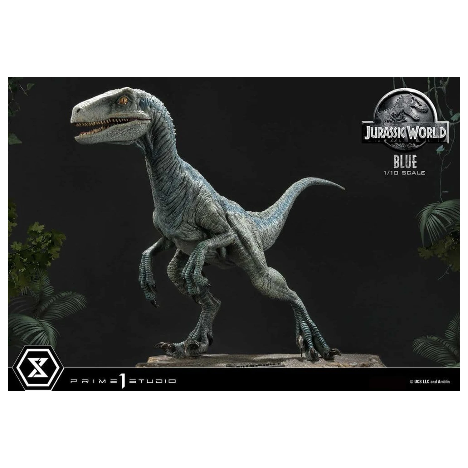 Jurassic World (Film) Prime Collectible Figures szobor figura 1/10 Blue 17 cm termékfotó