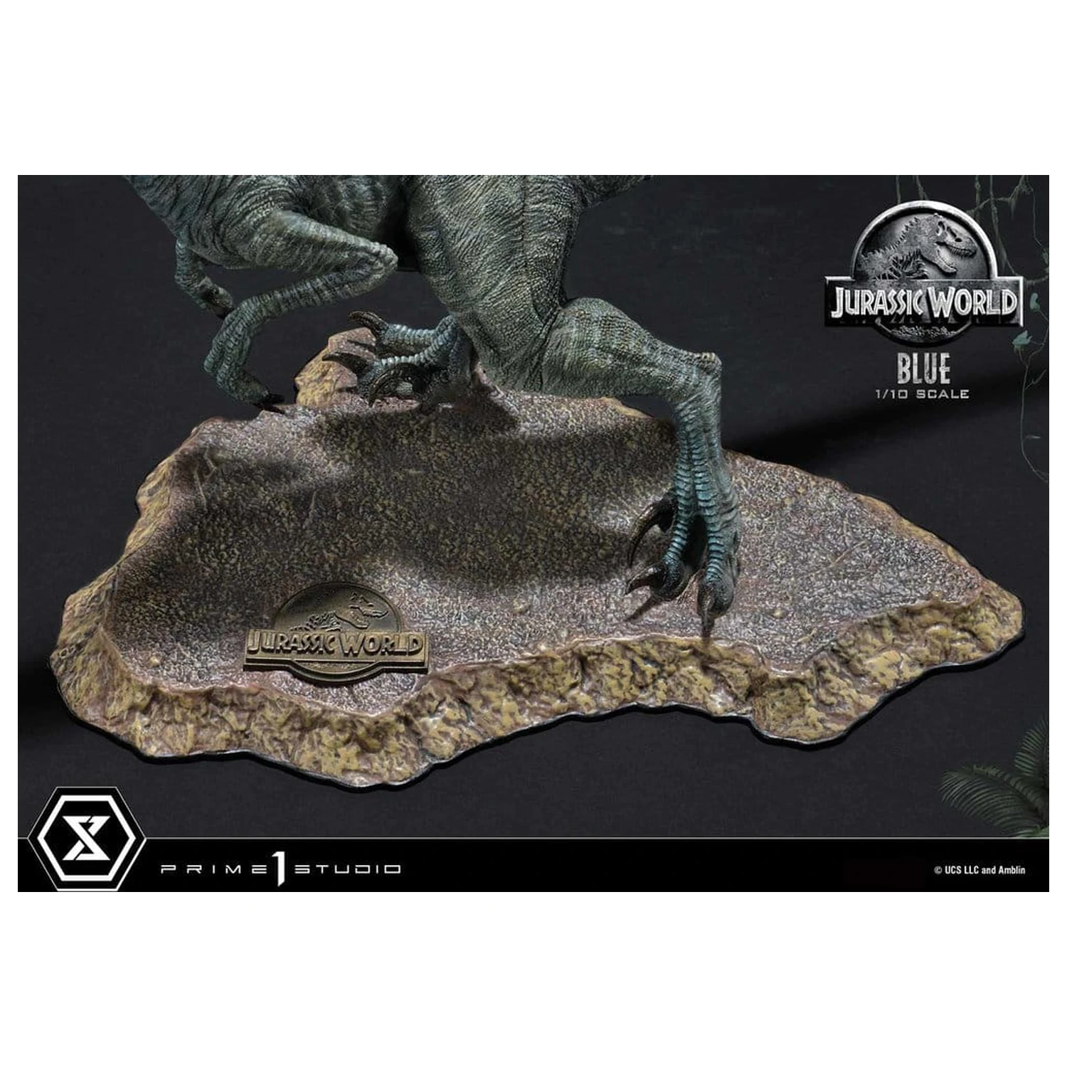 Jurassic World (Film) Prime Collectible Figures szobor figura 1/10 Blue 17 cm termékfotó