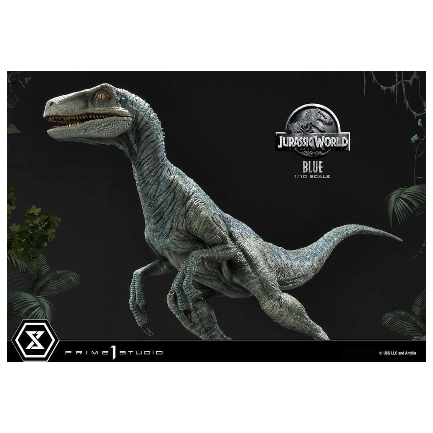 Jurassic World (Film) Prime Collectible Figures szobor figura 1/10 Blue 17 cm termékfotó