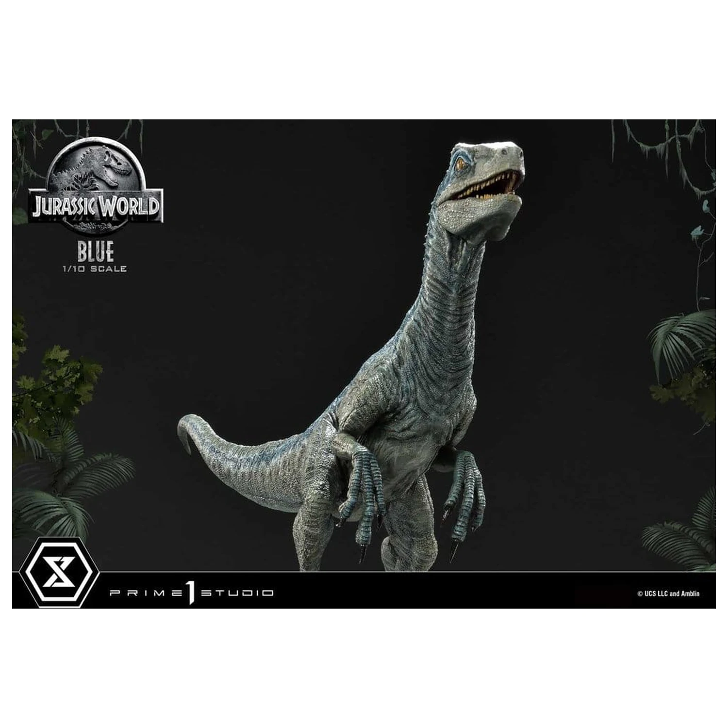 Jurassic World (Film) Prime Collectible Figures szobor figura 1/10 Blue 17 cm termékfotó