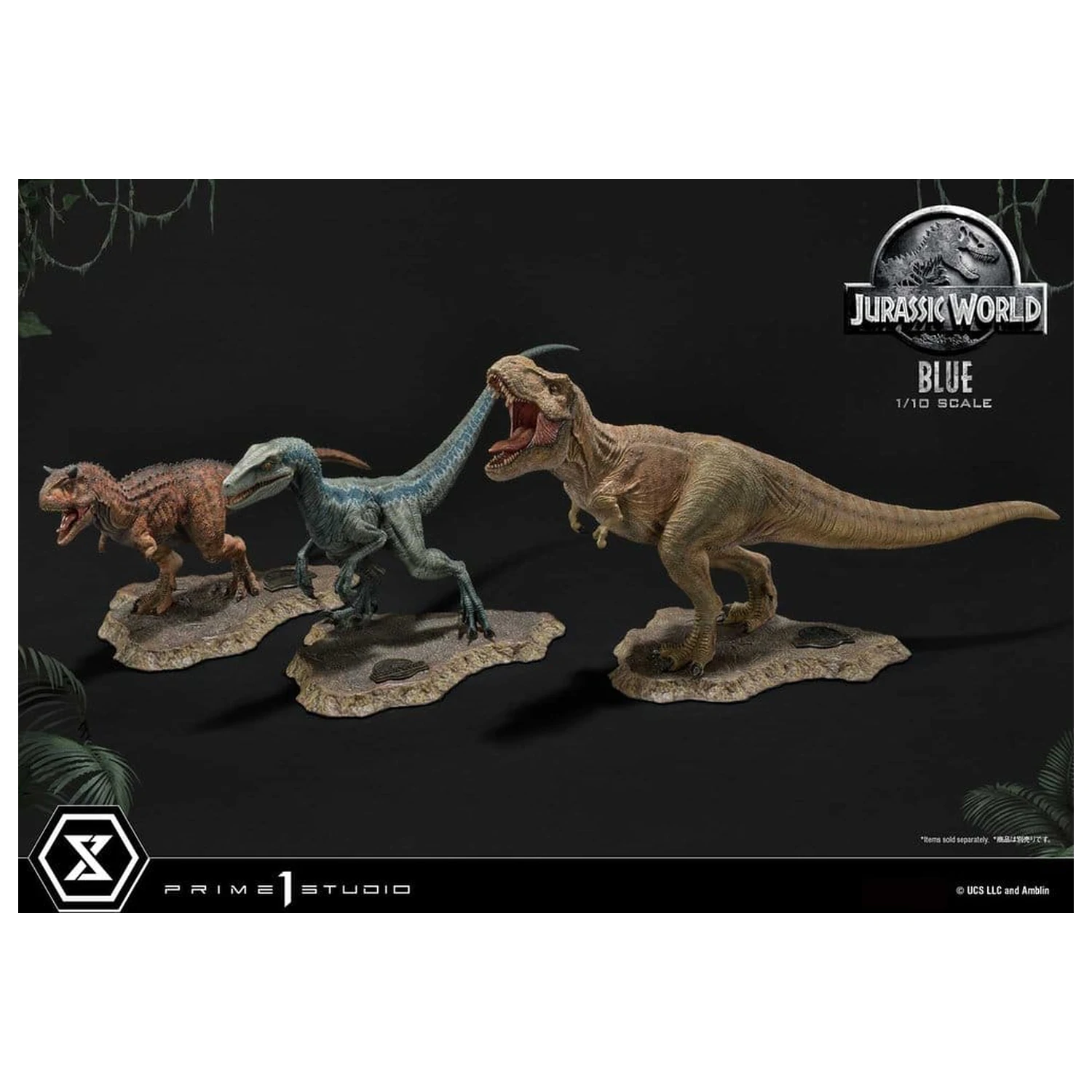 Jurassic World (Film) Prime Collectible Figures szobor figura 1/10 Blue 17 cm termékfotó