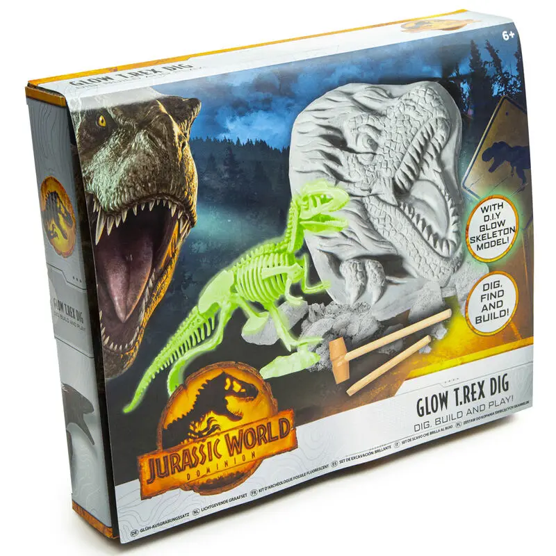 Jurassic World Glow T-Rex excavation kit termékfotó