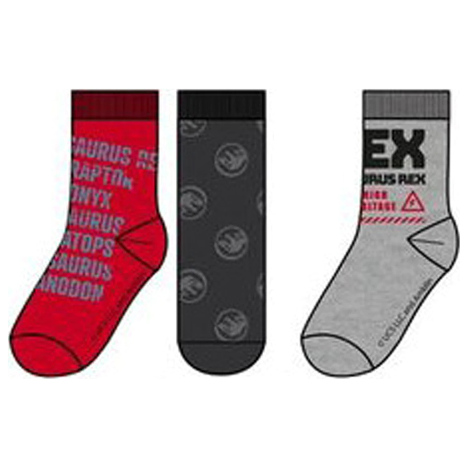 Jurassic World High Voltage gyerek zokni 27/30 termékfotó