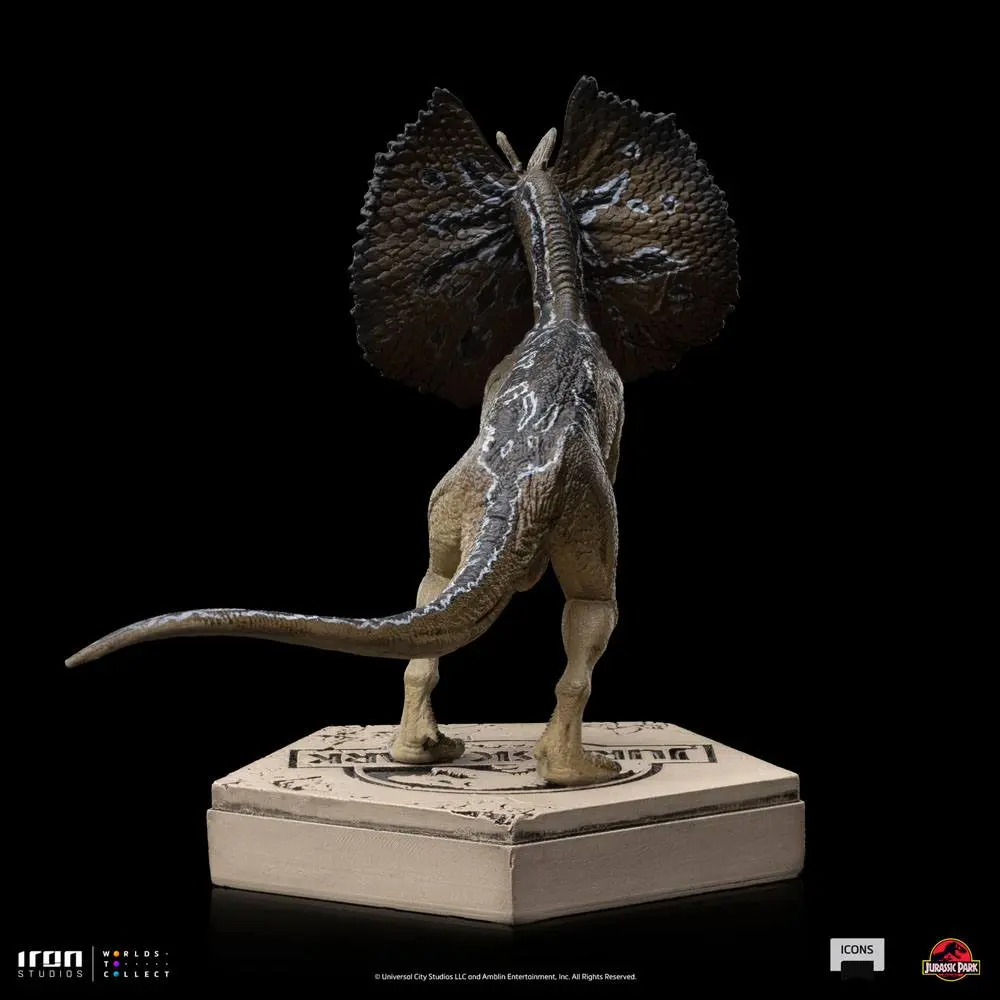 Jurassic World Icons Dilophosaurus szobor figura 9 cm termékfotó