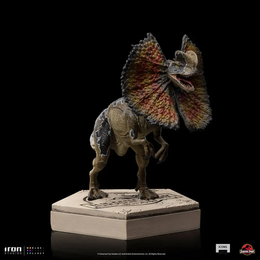 Jurassic World Icons Dilophosaurus szobor figura 9 cm termékfotó