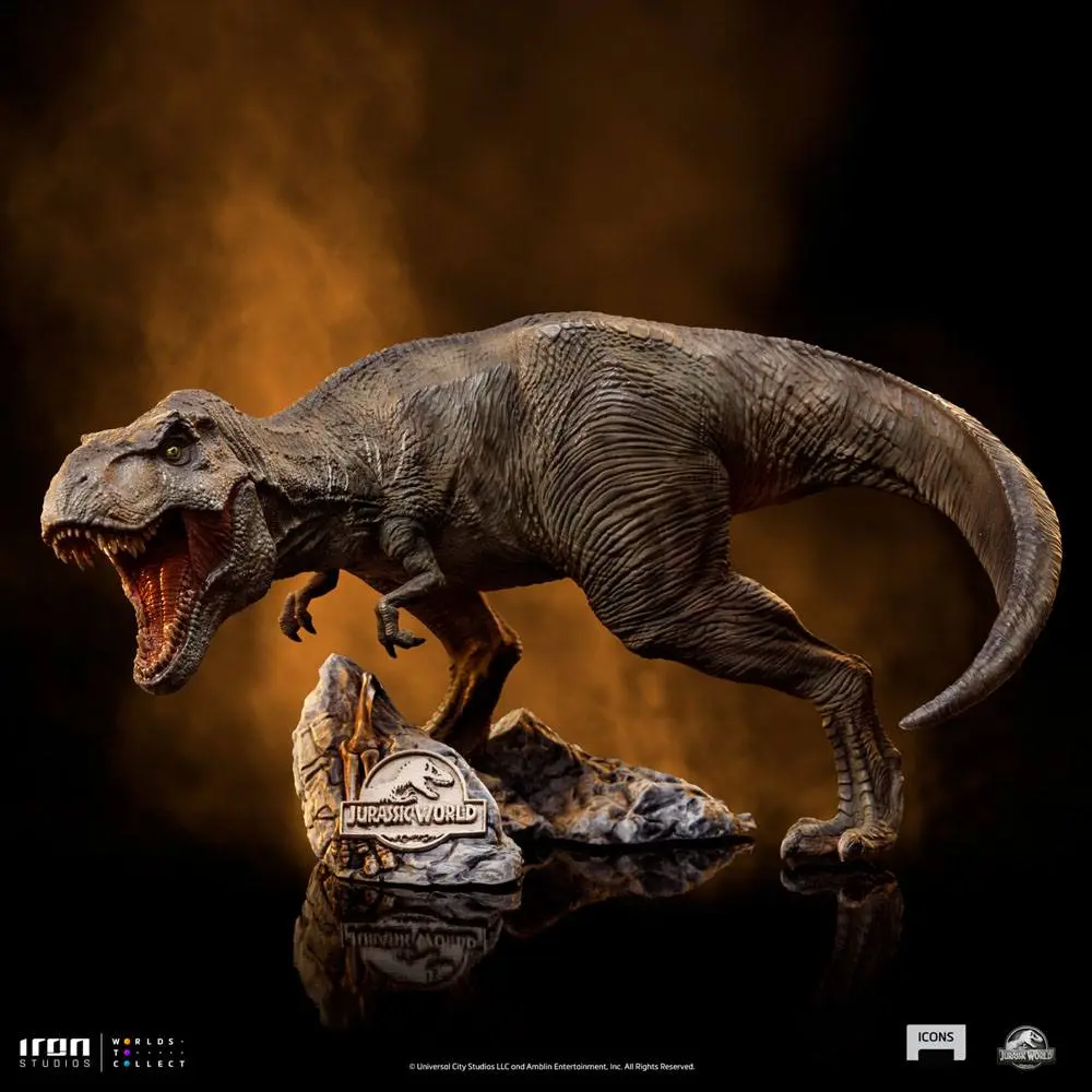 Jurassic World Icons T-Rex szobor figura 13 cm termékfotó