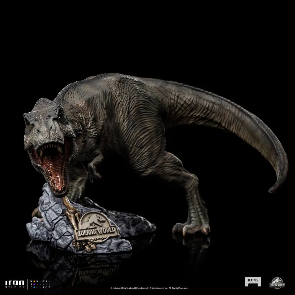 Jurassic World Icons T-Rex szobor figura 13 cm termékfotó