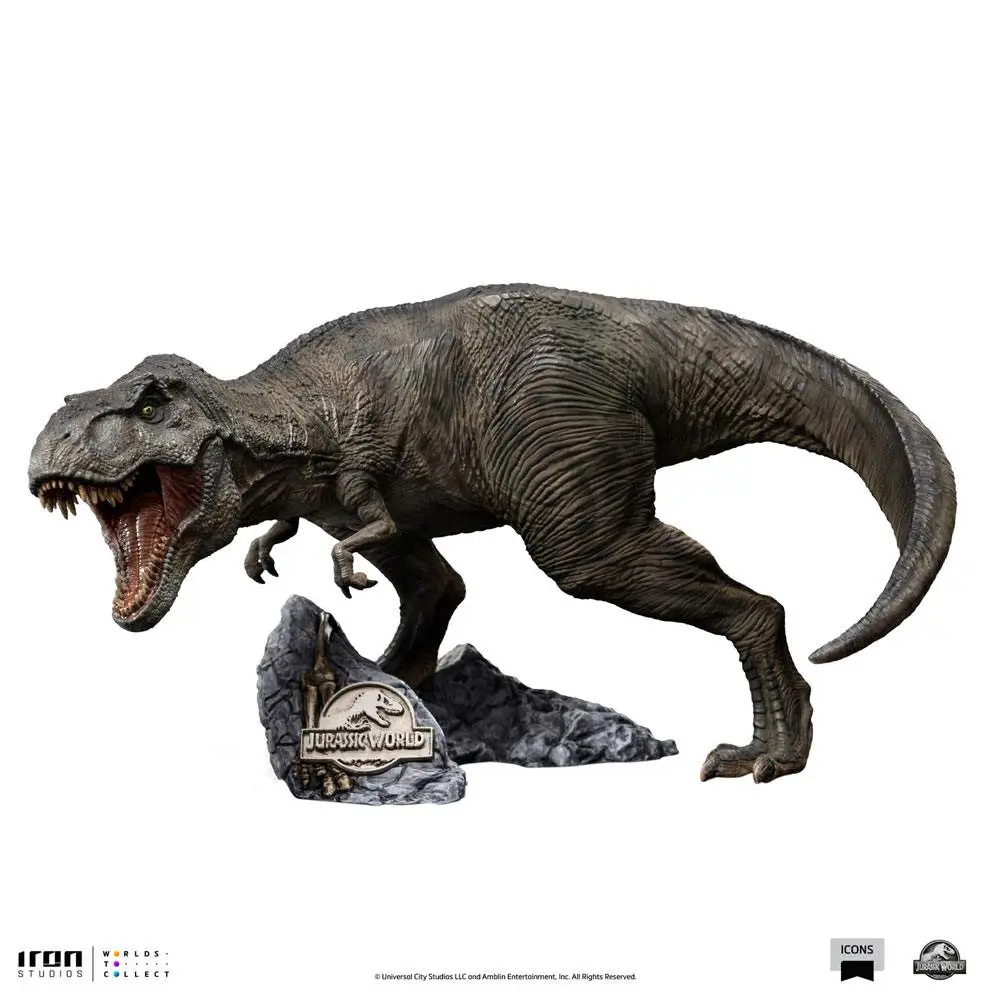Jurassic World Icons T-Rex szobor figura 13 cm termékfotó