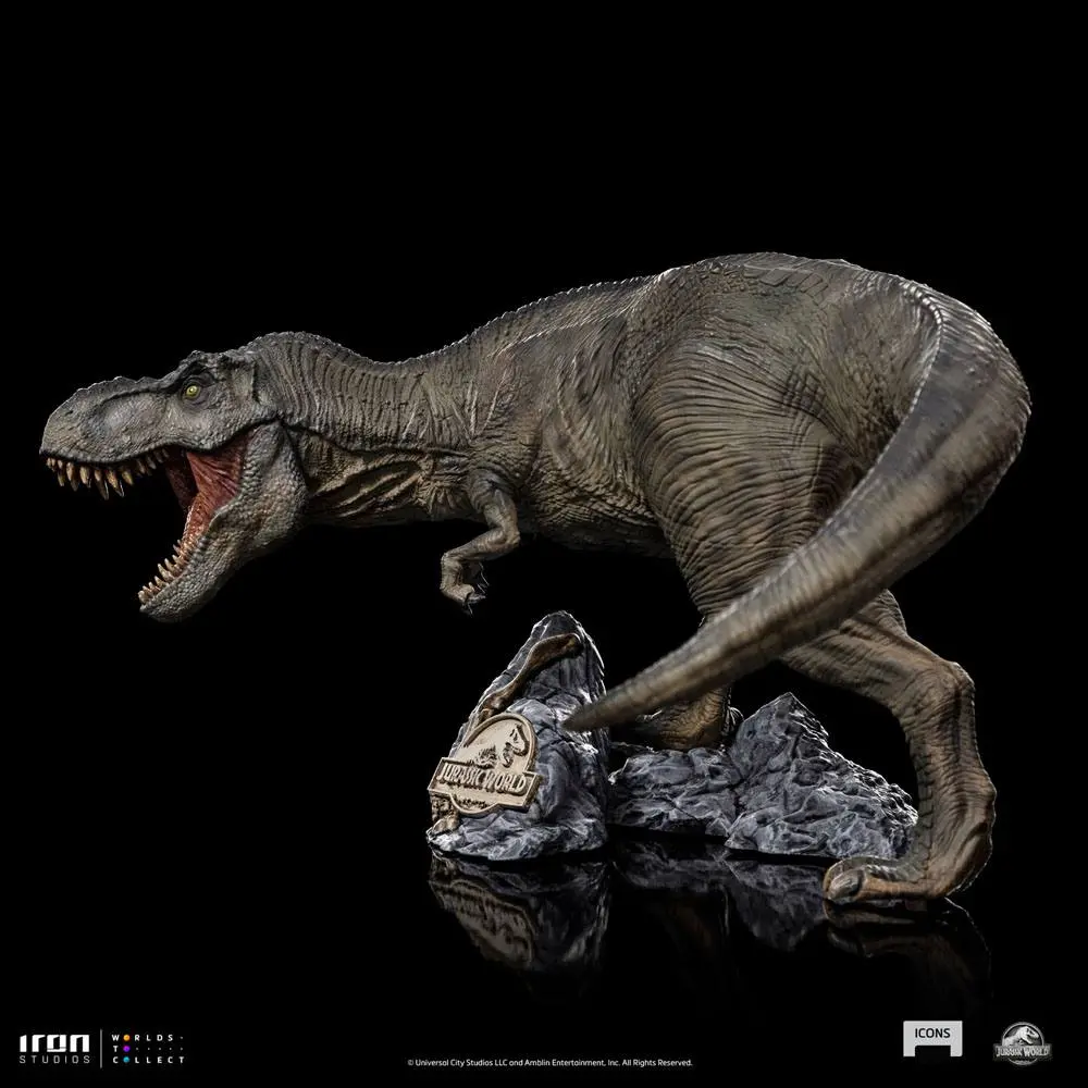 Jurassic World Icons T-Rex szobor figura 13 cm termékfotó