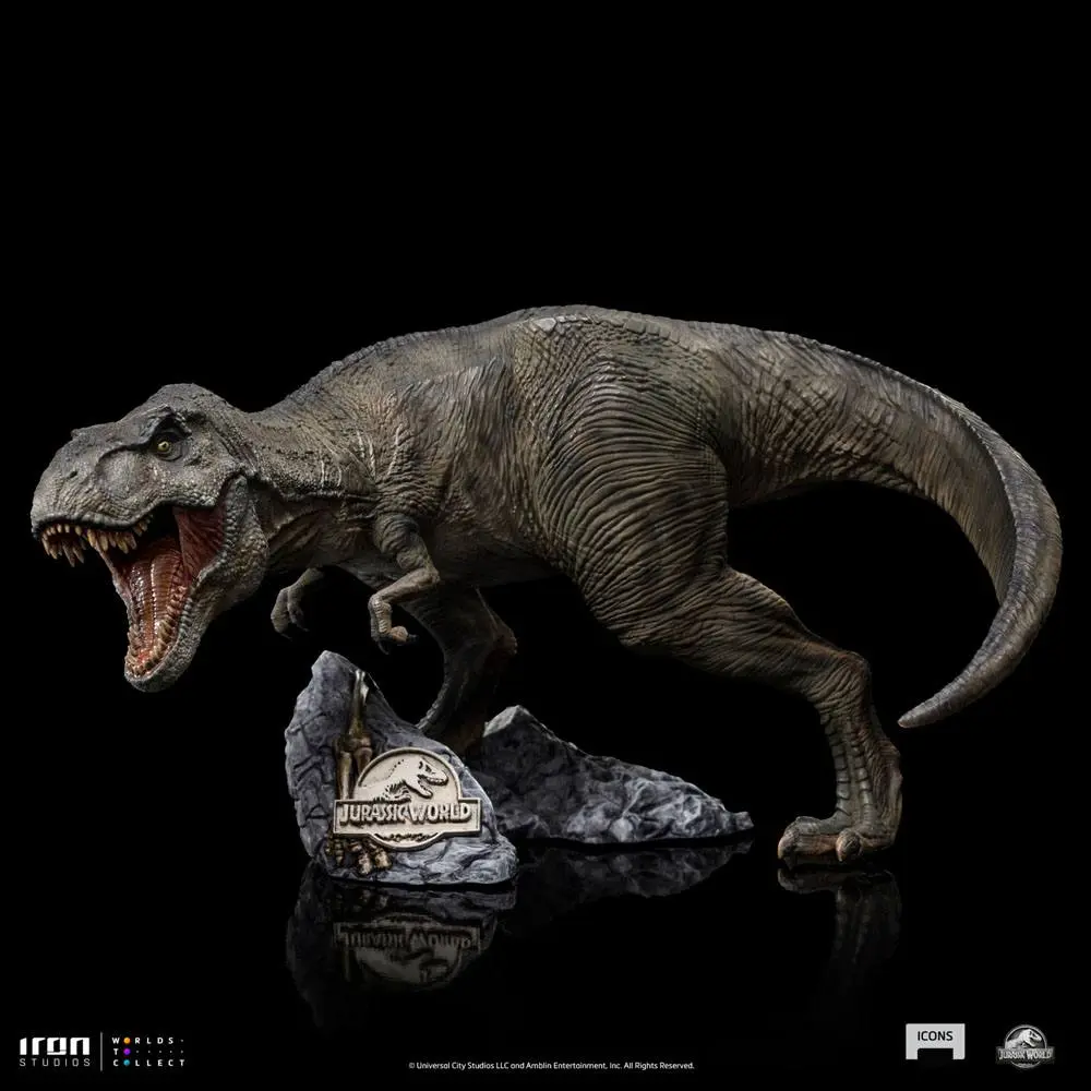 Jurassic World Icons T-Rex szobor figura 13 cm termékfotó