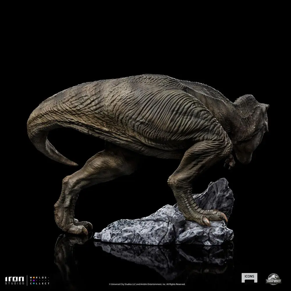 Jurassic World Icons T-Rex szobor figura 13 cm termékfotó