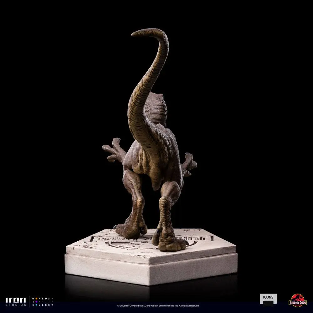 Jurassic World Icons Velociraptor A szobor figura 9 cm termékfotó