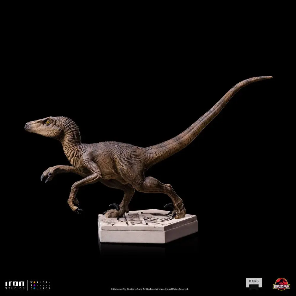 Jurassic World Icons Velociraptor B szobor figura 9 cm termékfotó