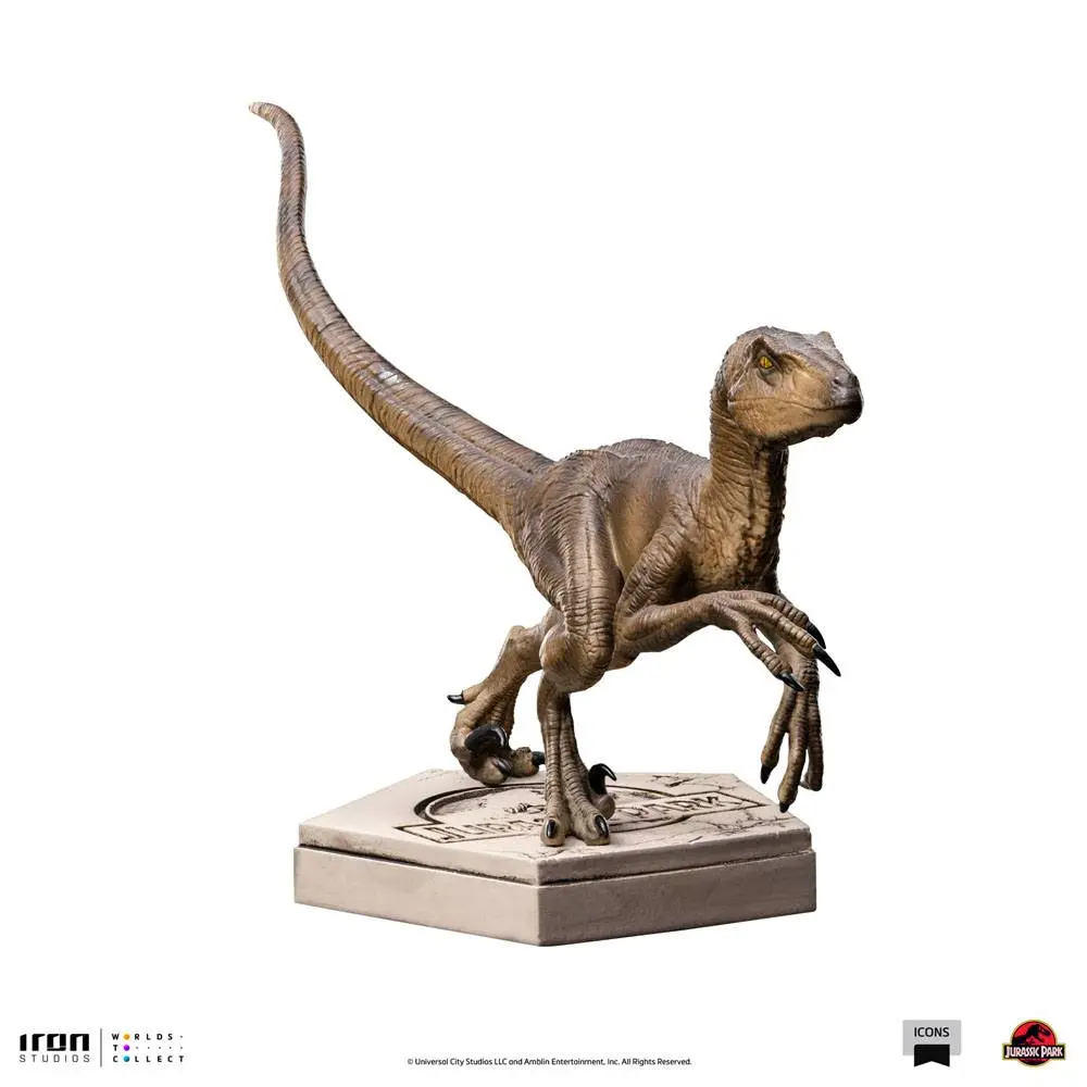 Jurassic World Icons Velociraptor B szobor figura 9 cm termékfotó