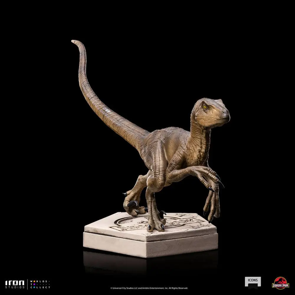 Jurassic World Icons Velociraptor B szobor figura 9 cm termékfotó